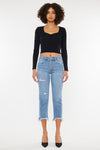 Zuzanna High Rise Crop Straight Leg Jeans - Official Kancan USA