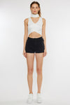Abby High Rise Belted Shorts - Official Kancan USA