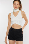 Abby High Rise Belted Shorts - Official Kancan USA