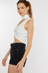Abby High Rise Belted Shorts - Official Kancan USA