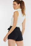 Abby High Rise Belted Shorts - Official Kancan USA