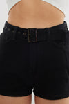 Abby High Rise Belted Shorts - Official Kancan USA