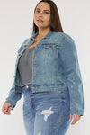 Aria Classic Trucker Denim Jacket (Plus Size) - Official Kancan USA