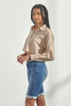Riley Mid Rise Bermuda Shorts - Official Kancan USA