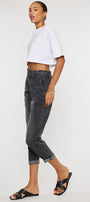 Kastel Ultra High Rise Paperbag Mom Jeans - Official Kancan USA