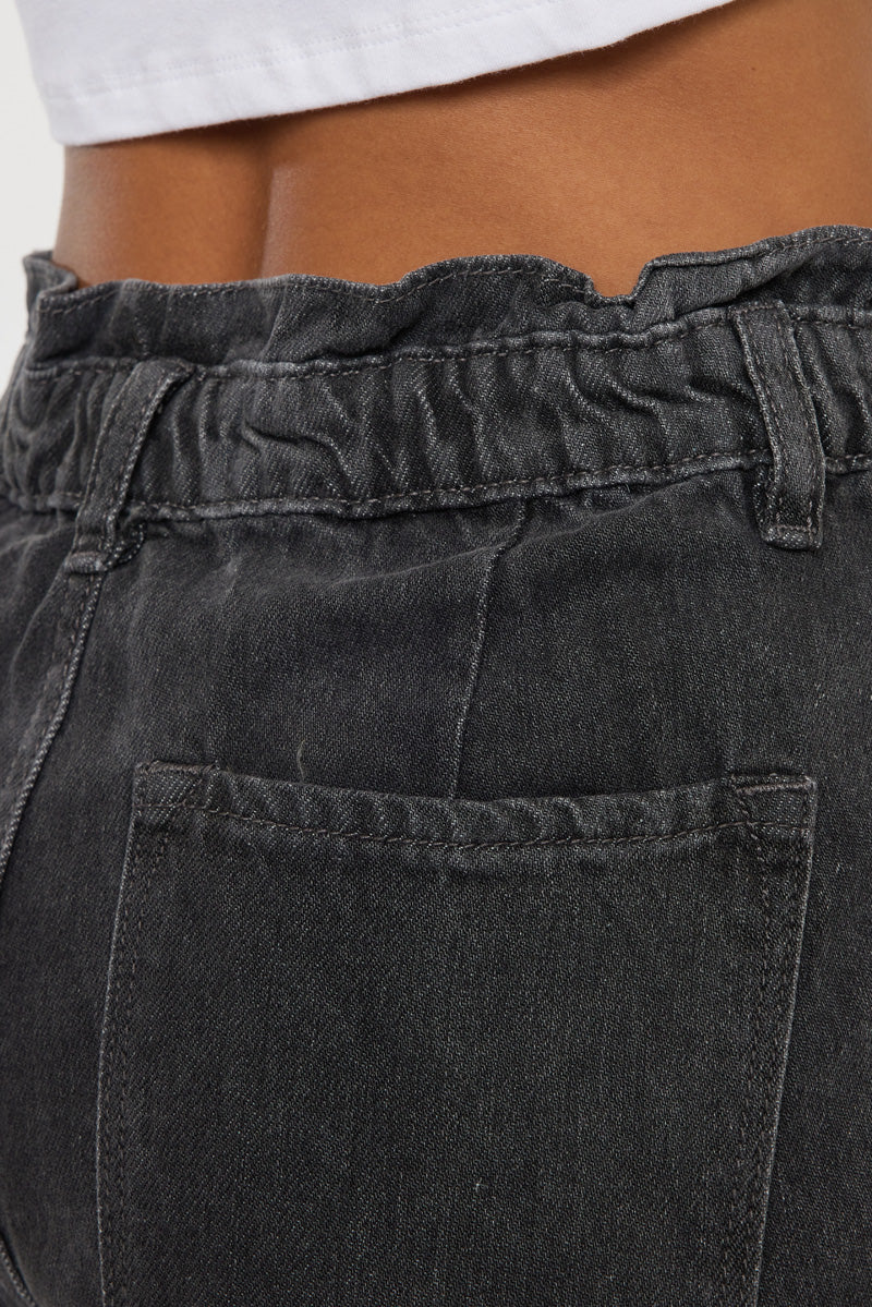 Kastel Ultra High Rise Paperbag Mom Jeans - Official Kancan USA