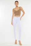Alabaster High Rise Super Skinny Jeans - Official Kancan USA