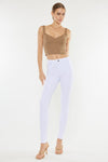 Alabaster High Rise Super Skinny Jeans - Official Kancan USA