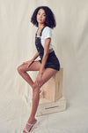 Micah High Rise Overall Shorts - Official Kancan USA
