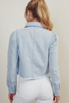 Madeline Cropped Button Down Shirt - Official Kancan USA