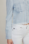 Madeline Cropped Button Down Shirt - Official Kancan USA