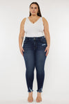 Miami High Rise Ankle Skinny Jeans (Plus Size) - Official Kancan USA