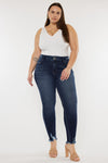 Miami High Rise Ankle Skinny Jeans (Plus Size) - Official Kancan USA