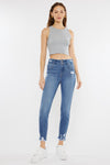 Ariana High Rise Ankle Skinny Jeans - Official Kancan USA
