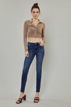 Alani Mid Rise Super Skinny Jeans - Official Kancan USA