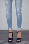 Sienna Mid Rise Super Skinny Jeans - Official Kancan USA