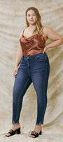 Journey Ultra High Rise Ankle Skinny Jeans (Plus Size) - Official Kancan USA