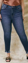 Journey Ultra High Rise Ankle Skinny Jeans (Plus Size) - Official Kancan USA