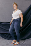 Griffin Ultra High Rise Ankle Skinny Jeans - Plus - Official Kancan USA