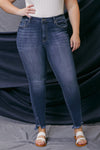Griffin Ultra High Rise Ankle Skinny Jeans - Plus - Official Kancan USA