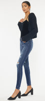 Twyla Mid Rise Super Skinny Jeans - Official Kancan USA