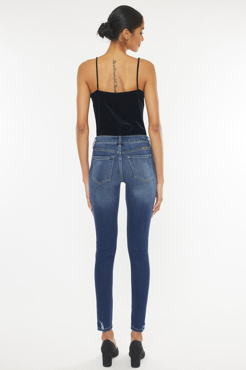 Twyla Mid Rise Super Skinny Jeans - Official Kancan USA