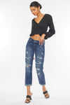 Devika Mid Rise Boyfriend Jeans - Official Kancan USA