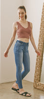 Mendy Mid Rise Super Skinny Jeans - Official Kancan USA
