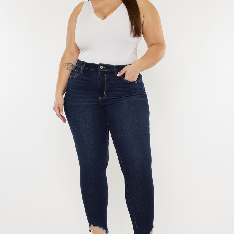 Ani High Rise Ankle Skinny Jeans (Plus Size) - Official Kancan USA