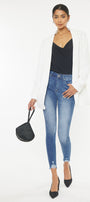 Esther High Rise Ankle Skinny Jeans - Official Kancan USA