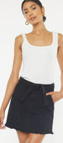 Eleanor Belted Mini Skirt - Official Kancan USA