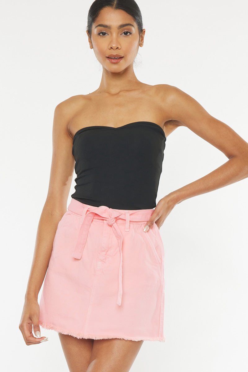 Eleanor Belted Mini Skirt - Official Kancan USA