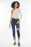 Kendra High Rise Ankle Skinny Jeans - Official Kancan USA