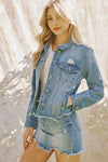 Bianca Distressed Denim Jacket - Official Kancan USA