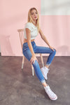 Kennedy Mid Rise Ankle Skinny Jeans - Official Kancan USA