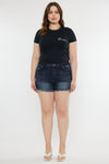 Ellie High Rise Shorts (Plus Size) - Official Kancan USA