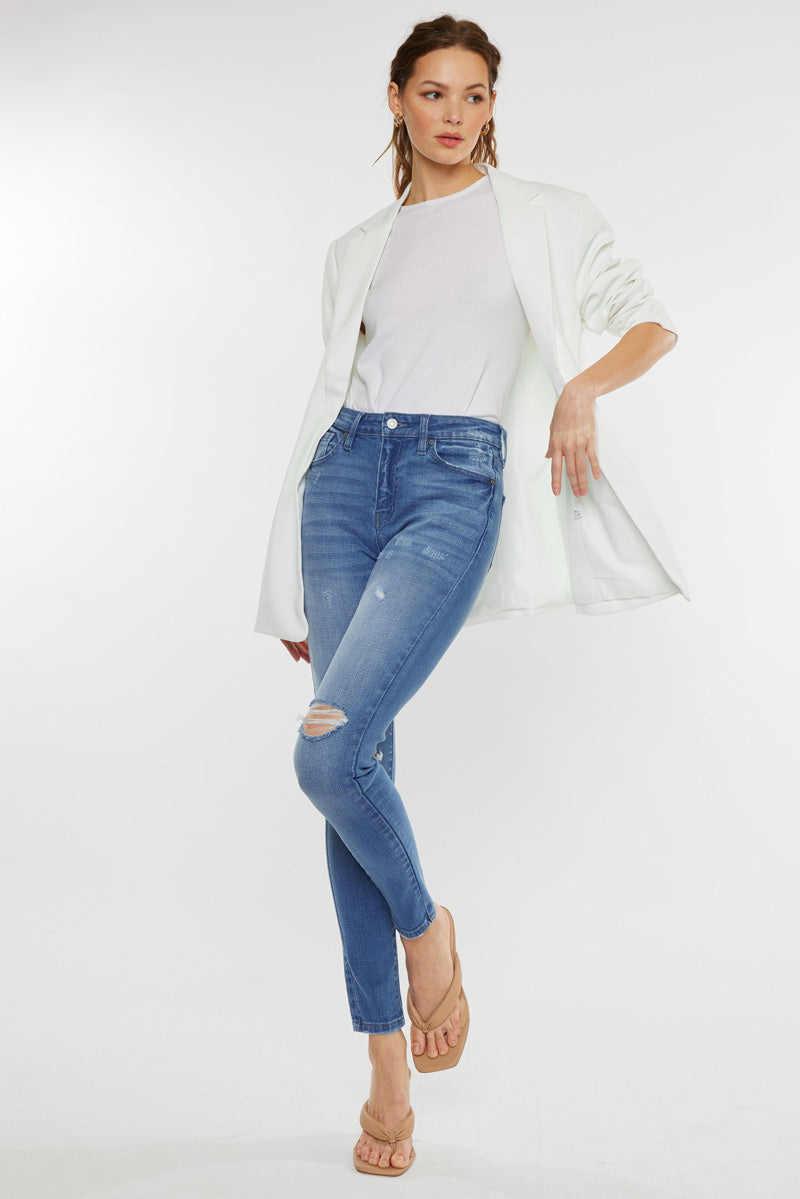 Hilarie High Rise Super Skinny Jeans - Official Kancan USA