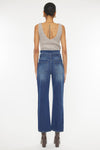 Kaas Ultra High Rise Belted Paperbag Straight Leg Jeans - Official Kancan USA