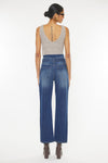 Kaas Ultra High Rise Belted Paperbag Straight Leg Jeans - Official Kancan USA