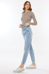 Ilena Ultra High Rise Belted Paperbag Mom Jeans - Official Kancan USA