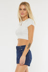 Marianna High Rise Striped Shorts - Official Kancan USA