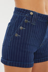 Marianna High Rise Striped Shorts - Official Kancan USA