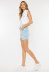 Lilly Floral High Rise Shorts - Official Kancan USA