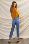 Erin High Rise Slim Straight Jeans - Official Kancan USA
