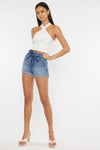 Lancing High Rise Belted Shorts - Official Kancan USA