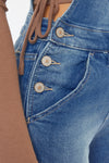 Katarina High Rise Ankle Skinny Overalls - Official Kancan USA