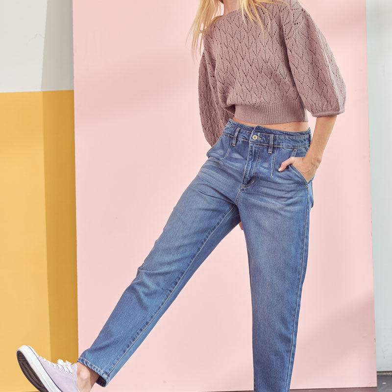 Corrine Ultra High Rise Slouch Fit Jeans - Official Kancan USA