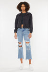 Rania High Rise Straight Leg Jeans - Official Kancan USA