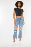 Rania High Rise Straight Leg Jeans - Official Kancan USA