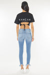Delilah High Rise Ankle Skinny Jeans - Official Kancan USA